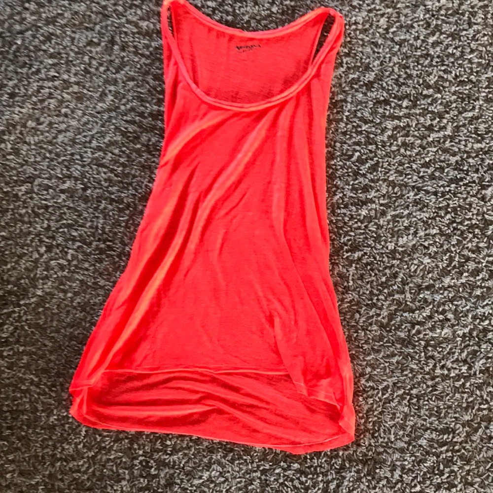 Bright coral workout tank!